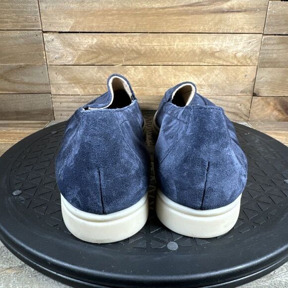 Paul Green Selby Womens Sz US 7 UK 4.5 Shoes Loafers Space Suede Navy Blue - Picture 4 of 10